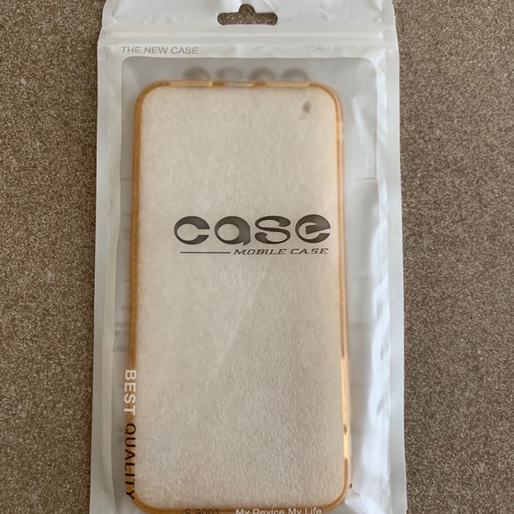Gold Cell Phone Case w/ Rhinestones iPhone XS Max - Picture 3 of 6